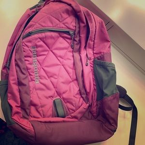 Pink backpack